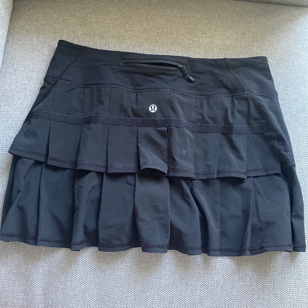Lululemon Pace Setter Skirt Black 6